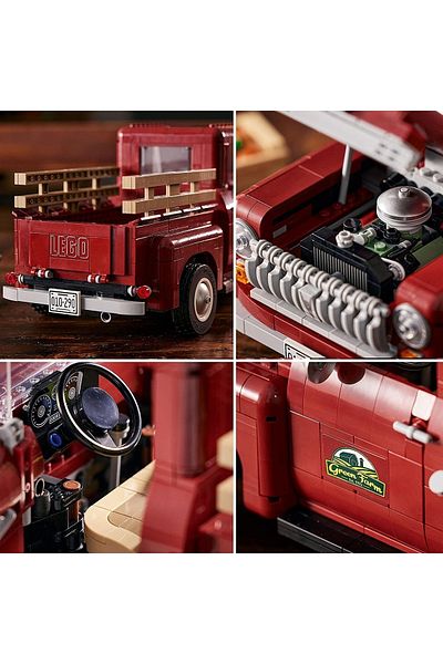 LEGO ® Icons Pickup Truck 10290 Building Set for Adults; An Original Classic Pickup Truck from the 1950s