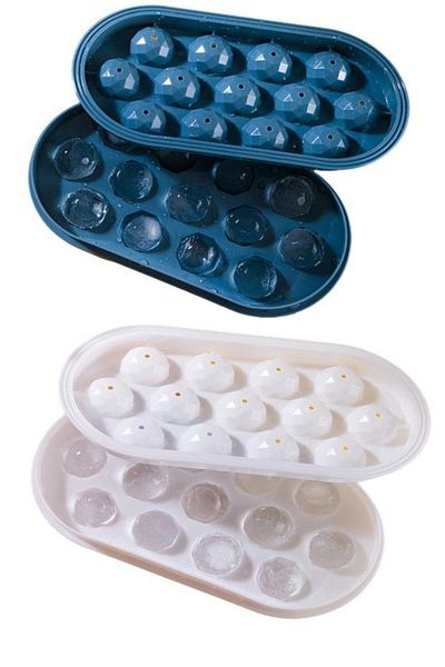 SAVORYHOME 13 Compartment Silicone Ice Ball Making Mold Ice Cube Mold Practical Ice Mat Practical Icebox