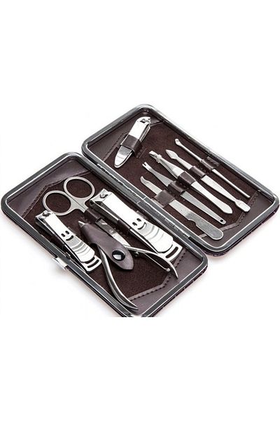 Neler Geldi Neler Professional Steel Manicure Pedicure Set 12 Pieces Nail Care Set