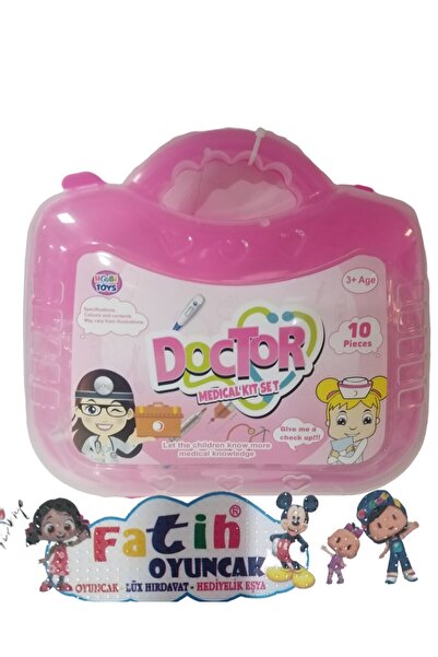 Fatih Oyuncak Kız Çocuk Çantalı Doktor Set Hb-15930 Fatih25