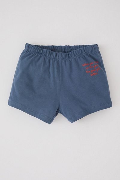 DeFacto Baby Boy Printed Short Sleeve T-Shirt Shorts Set of 2