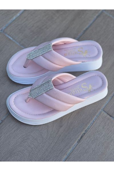 Gönülden Tasarım Flip Flops Stone Papuci ortopedici cu talpă înaltă