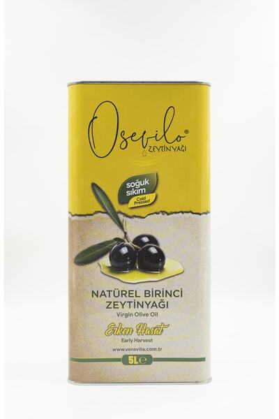 Osevilo Naturel Birinci Zeytinyağı Soğuk Sıkım Erken Hasat 2 Asit 5000 ml