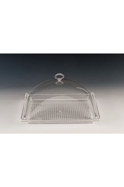 Alkan Polycarbonate Tray Storage Container Square with Lid