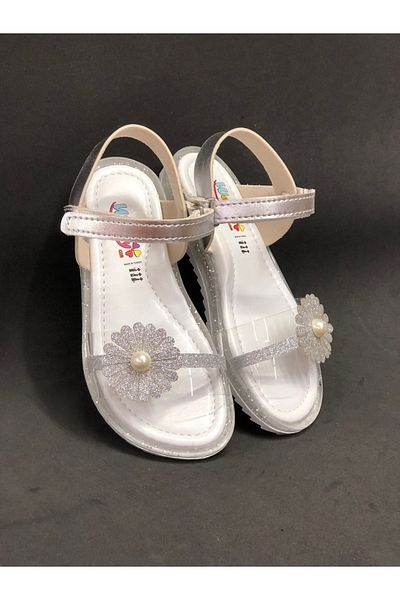 KAFKASLAR Sandale ortopedice pentru fete, cu talpă anti-alunecare, cu velcro, transparente