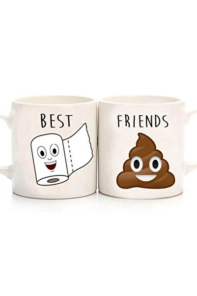 sıradışıhediyem Love Lover Couple Cups (Two Pieces Will Be Sent)