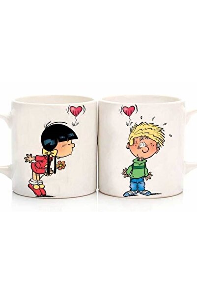 sıradışıhediyem أكواب Love Dear Couple (سيتم إرسال قطعتين)