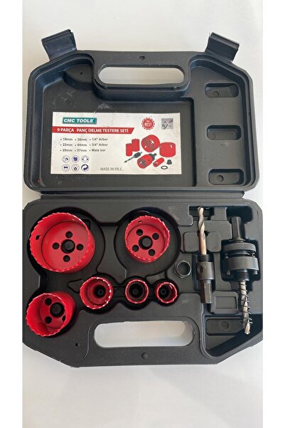 CMC Tools Bi Metal 9 Parça Panç Delme Seti