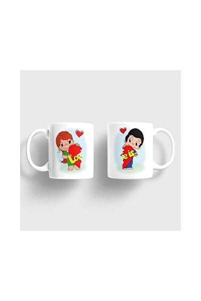 sıradışıhediyem أكواب Love Dear Couple (سيتم إرسال قطعتين)