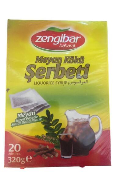 Zengibar Meyan Şerbeti Kökü 20 Poşet