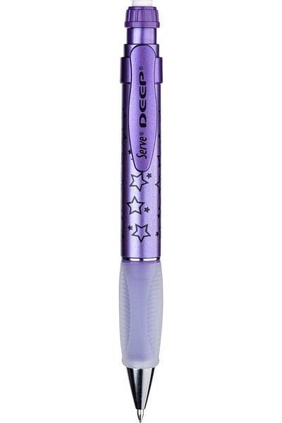 Serve Space Themed Deep Versatil Pen - Metallic Purple