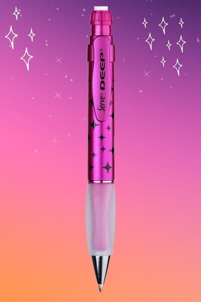 Serve Deep Versatil Kalem Uzay Temalı - Metalik Pembe