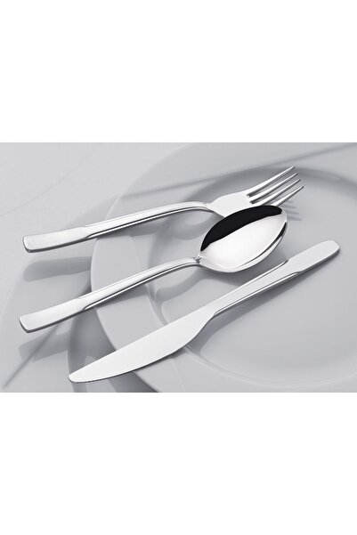 YİĞİTSAN ملعقة طعام شهرزاد البحر الأبيض المتوسط - مجموعة من 6 قطع