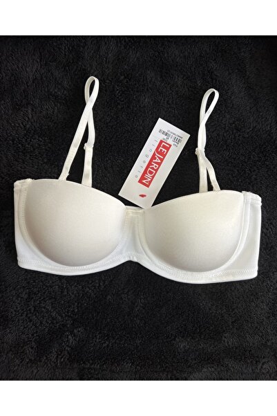 Le Jardin 7035 Bonnie Strapless Ecru Micro Covered Bra