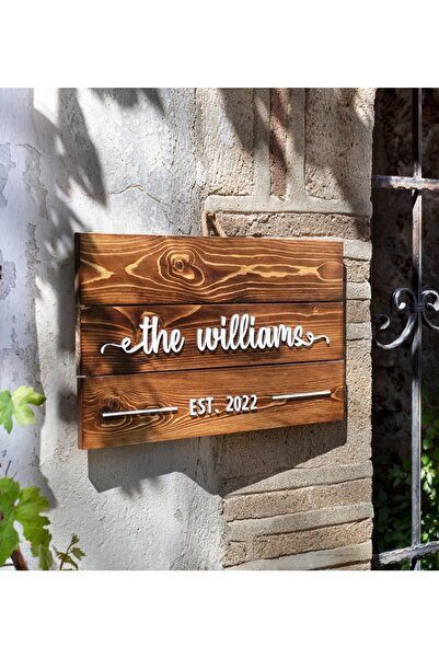 Bk Gift Kişiye Özel Dekoratif Ahşap Tabela