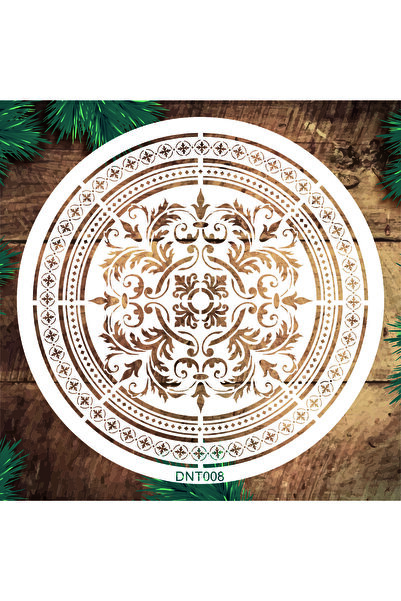 STENCİLTASARIM Stencil Tasarım Dnt008- Dekoratif Duvar, Fayans Ve Eşya Boyama...