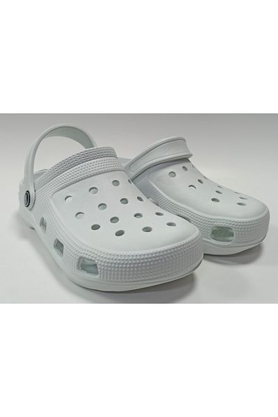 GEZER Model Lightweight and Comfortable Water Resistant Eva Unisex White Sandals Slippers