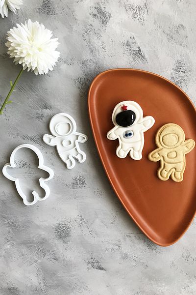 CESTOPİENO White Astronaut Cookie Mold