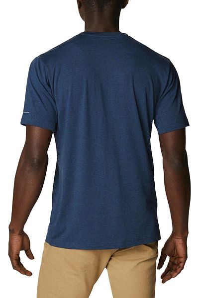 Columbia Ανδρικό μπλουζάκι εξωτερικού χώρου Blue Tech Trail Crew Neck - Ao0322-465