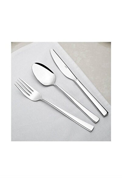 Nehir Deniz Sade 84 Parça Deri Kutulu Çatal Kaşık Bıçak Seti