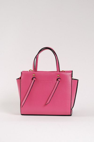 Çantacımstore Women's Knotted Mini City Bag Pink 301