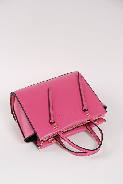 Çantacımstore Women's Knotted Mini City Bag Pink 301