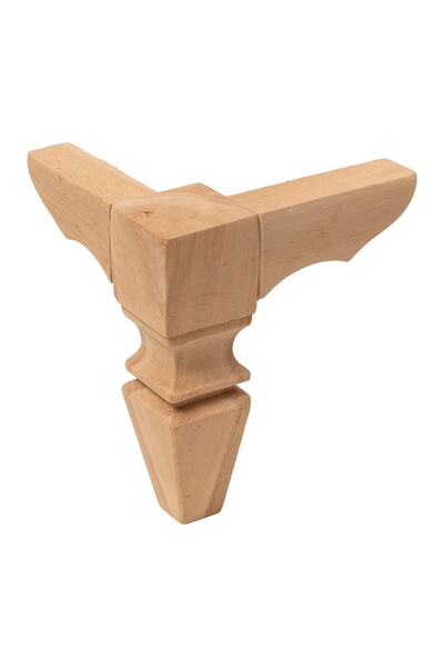 ALTIN İŞ Lükens Ayak Sehpa Komodin Mobilya Dresuar Boyanabilir Ahşap Ayak 8x8...