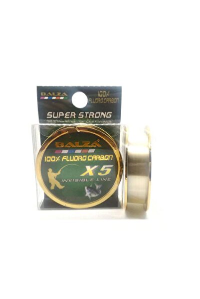 BALZA X5 100% Fluora Carbon Süper Strong Olta Misinası 50mt -0.16mm - 4.50kg