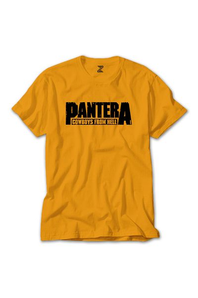Z zepplin Pantera Cowboys From Hell 2 - Κίτρινο T-shirt