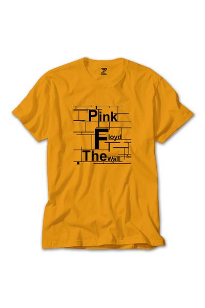 Z zepplin Pink Floyd The Wall 2 - Κίτρινο T-shirt