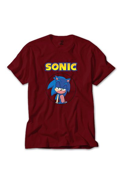 Z zepplin Tricou roșu Sonic Cartoon