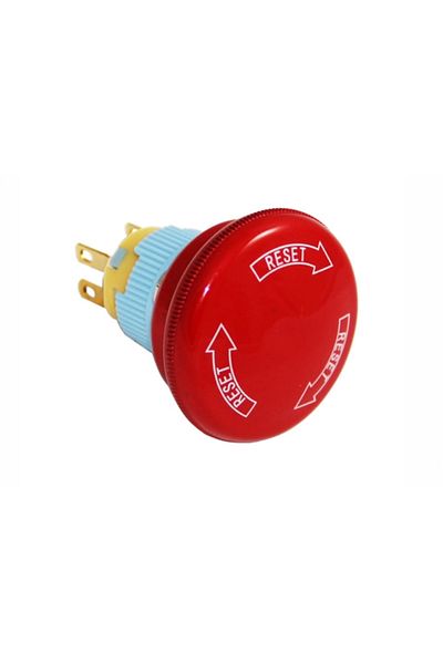 Arduino 16mm Emery-stop Push-translate 2nc Head - 33mm