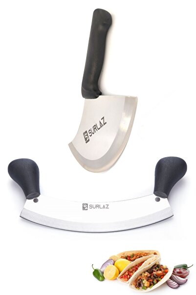 SürLaz Satır Zırh Kıyma Doğrayıcı Bıçak Pide Kesici Börek Bıçak Seti