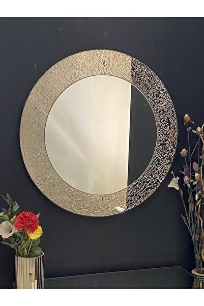 MURANO Bronz Ayna Kırık Desenli 75 Çap