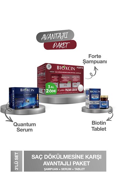Bioxcin فورت لا يسبب تساقط الشعر - حزمة مميزة