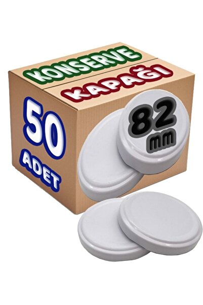Sbk Konserve Kapağı Büyük Standart (82mm) 50 Li Set