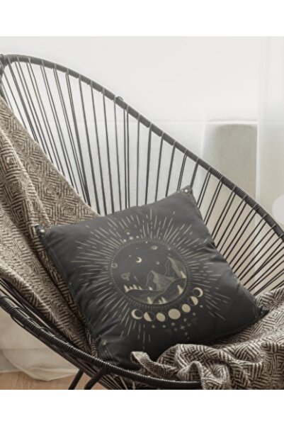 ALAMODECOR Спеціальний дизайн чохла для подушки з принтом і блискавкою (43 см × 43 см)