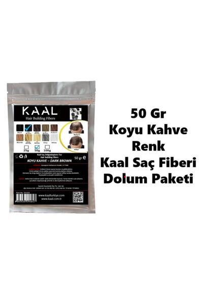 Sevich Kaal Toppik 50 Gr Koyu Kahve ( Dark Brown ) Renk Topik Saç Tozu Saç Fi...