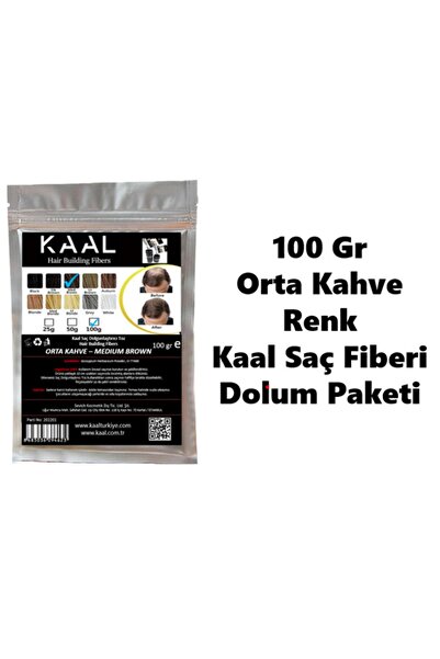 Sevich Kaal Toppik 100 Gr Orta Kahve ( Med Brown ) Renk Topik Saç Tozu Saç Fi...
