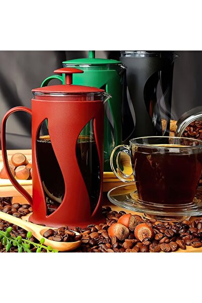 Genel Markalar Süzgeçli French Press Çay Ve Kahve Kupası 500ml