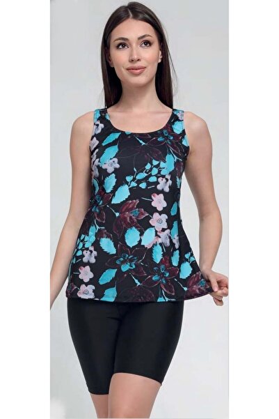 Chelly Çok Şık Taytlı Tankini Takım