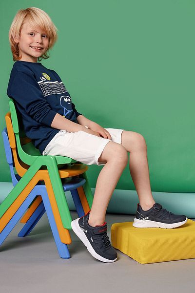 Jump Navy Blue - 27244 Unisex Kids Sneakers