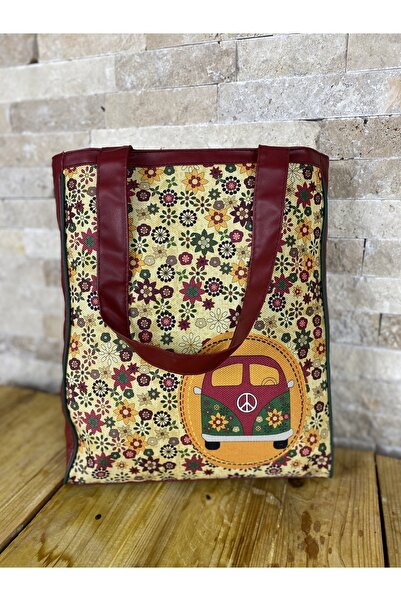 Bohemian Green Vosvos Bohemian Style Claret Red Bag