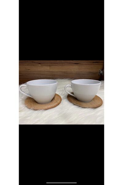 PIRILTI AVM Bambu+porselen 2kişilik Çay Fincanı