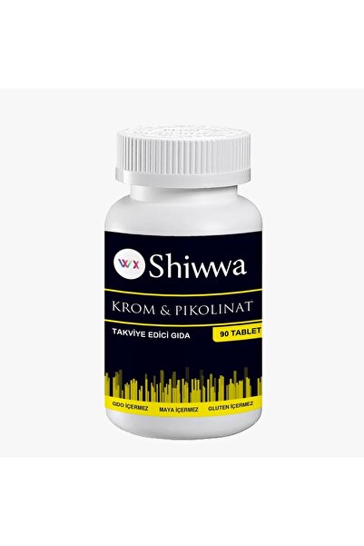 Shiwwa Krom & Pikolinat Kilo Kontrol Destek Diyet Takvisesi 90 Tablet