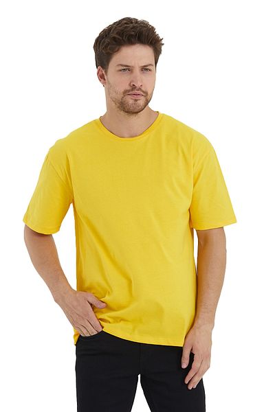 Adams Ανδρικό μπλουζάκι Basic Oversize Crew Neck 100% βαμβακερό κοντομάνικο