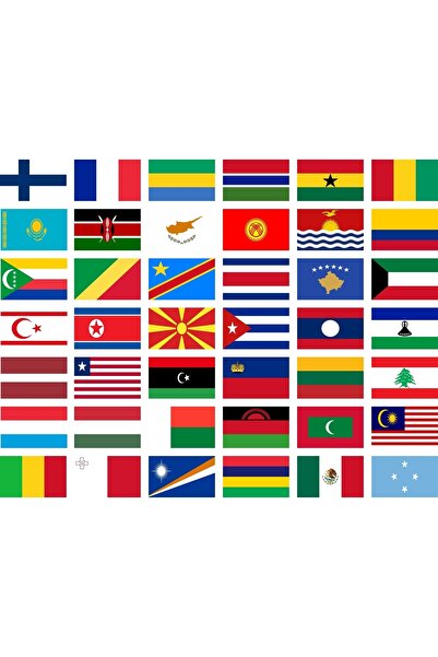 printiks 203 bucăți 4 x 2 cm autocolante cu etichete cu steaguri de țară