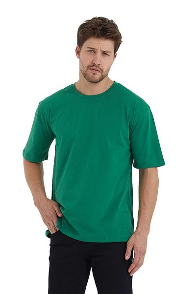 Adams Ανδρικό μπλουζάκι Basic Oversize Crew Neck 100% βαμβακερό κοντομάνικο