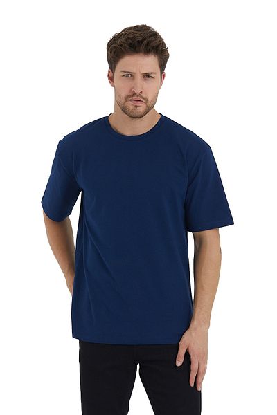 Adams Ανδρικό μπλουζάκι Basic Oversize Crew Neck 100% βαμβακερό κοντομάνικο