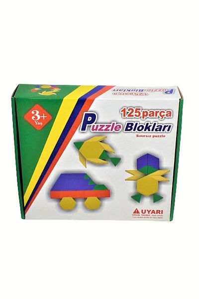 Ümit 125 Pieces Tangram New Box Game